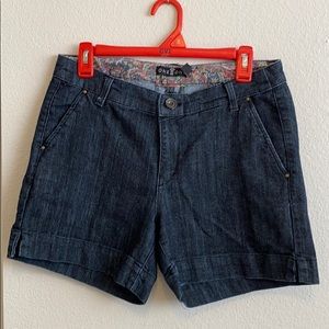 One 5 One Denim Shorts 4” Inseam